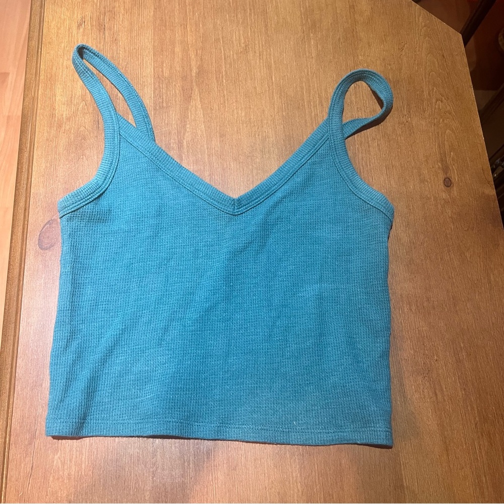 Turquoise American eagle tank